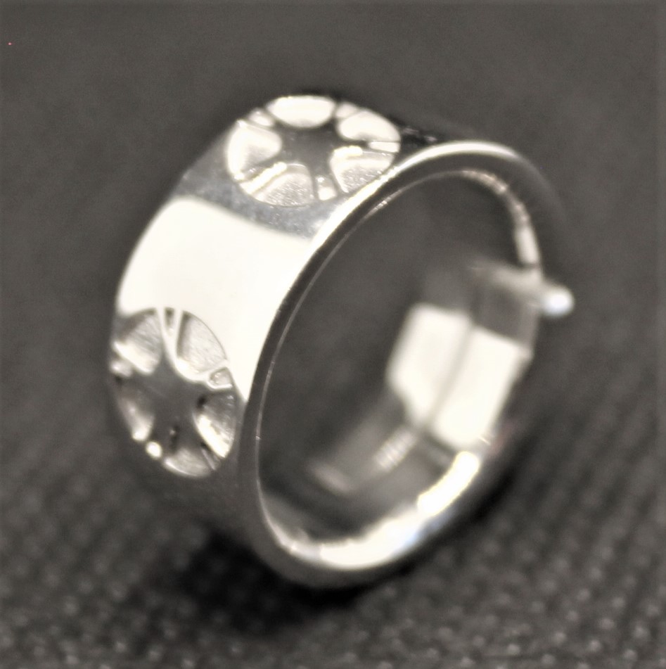 Collezione Group Cycling Anello a fascia stretta  con Logo Volano GC GROUP CYCLING
