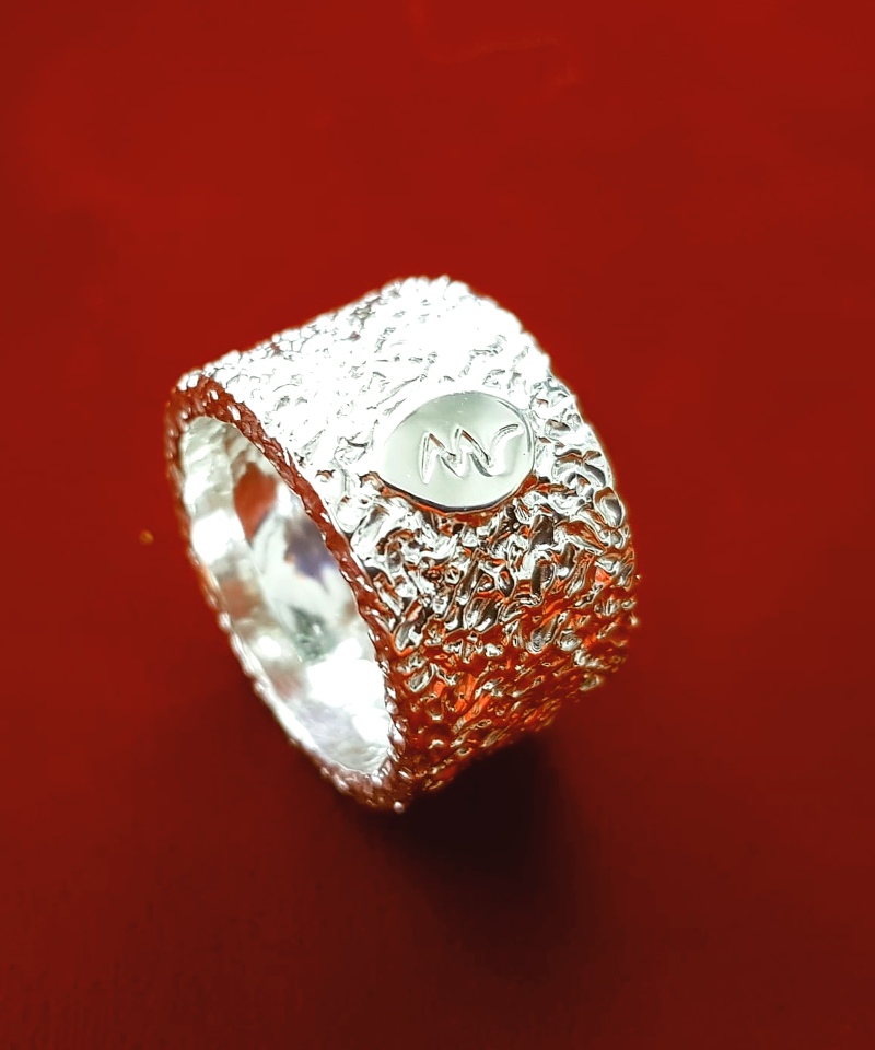Collection VM Jewels Luxury Gold&Silver Anello a fascia 