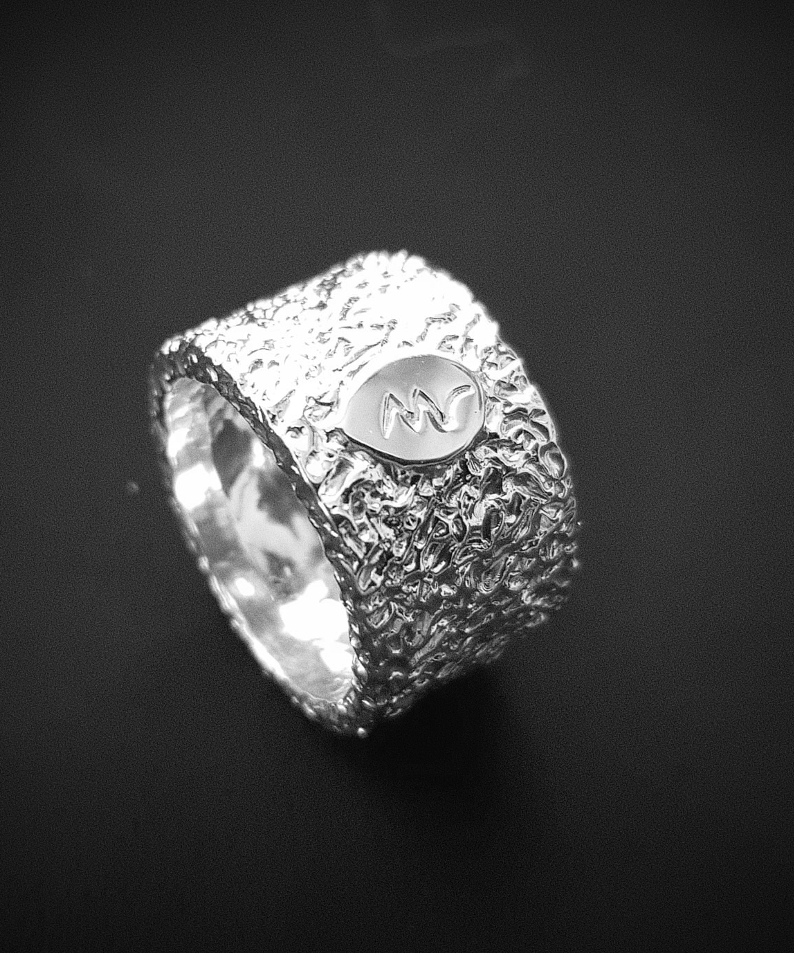 Collection VM Jewels Luxury Gold&Silver Anello a fascia 