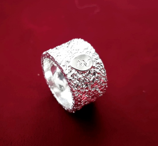 Collection VM Jewels Luxury Gold&Silver Anello a fascia 