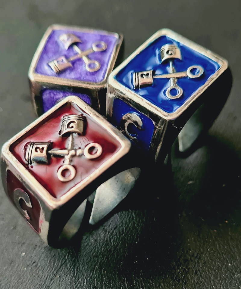 Collezione DueCilindri 2C Anello Quadrato Logo 2C